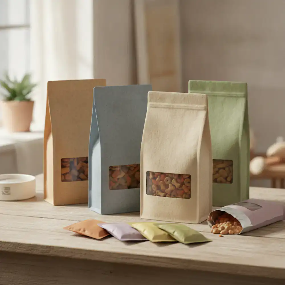 Premium dry and wet dog food bags